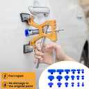Sigoobal Car Dent Puller Kit, 135pcs Paintless Dent Removal Kit, Car Dent Repair Kit with Golden Lifter, Bridge Puller, Slide Hammer 2 in 1 T-Bar, Dent Puller for Car Refrigerator Door Ding Repair