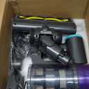 MOOLAN 28KPA Cordless Vacuum Cleaner, 6 in 1 Lightweight Stick Vacuum, 6 Level of Adjustable Suction, Detachable Battery for Max 45mins Runtime, Handheld Vacuum for Pet Hair/Carpet/Floor