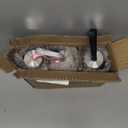 Glass Water Bottles Set of 3, 18 oz, Reusable Water Bottle with Lids, Juice Glass Bottles for Juicing, LeakProof, BPA Free, Container Bottle for Refrigerator, Suitable for Beverage, Soda (Clear)