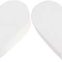 Unomor 2Pcs Heart-Shaped Foam Cake Dummies Set 5.90In Lightweight Cake Models for Wedding Birthday and Party Decoration Practice