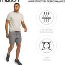 Motion Men's Slim Fit Tee Active Performance and Everyday Super Soft Stretchable T-Shirt (S-XL) (L)