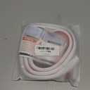 78" Silicone Cord Hider for Wall Mount TV,Self-Adhesive Cable Hider for 1 Cord(1/4" Diameter),Cable Management Under Desk,Cord Organizer,Cable Raceway Home & Office Trim,Cord Concealer Channel,White (Regular-78 inch)