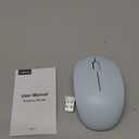 Wireless Mouse, 2.4G Noiseless Mouse with USB Receiver - seenda Portable Computer Mice for PC, Tablet, Laptop with Windows System (Light Blue)