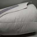 Maple&Stone Feather Down Comforter Queen Size All Season White Down Duvet Insert Ultra Soft 100% Cotton Cover Fluffy Queen Comforter 90 x 90 Inches