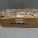 Nieifi Spice Rack Wall Mount, 4 Pack, Clear, Screw or Adhesive Installation, Spice Rack Organizer for Your Kitchen Cabinet or Pantry Door