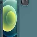 MXX for iPhone 12 pro Max Case, Soft Silicone Case with Scratch Resistant - Full Camera Protection Anti-Scratch Microfiber Lining Full-Body Protective 12 pro Max Phone Case 6.7"- Midnight Green