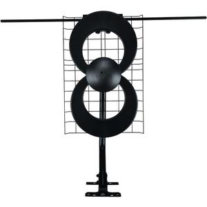 Antennas Direct ClearStream 2V Indoor Outdoor TV Antenna UHF VHF Multi-Directional, 60+ Mile Range, 4K 8K UHD, NEXTGEN TV w/Reflector, 20-inch Mast