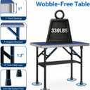 Dog Grooming Table with Arm Hammock & Nooses, 35.5" L×23.6" W x 30" H