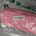 Heavy Duty Leak Proof Clear Travel Bags for Toiletries, Transparent Makeup Cosmetic Bag with Zipper and Handle (Large, 1PCS Pink) 