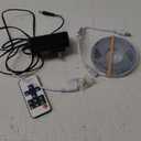 Warm White LED Strip Lights, 16.4ft Smart LED Light Strip 3500K with Dimmable Remote & Adapter, Strong Adhesive, 600 LEDs Flexible Tape Lights for Vantiy Mirror, Kitchen Cabinet, Bedroom