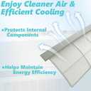 1 PC WJ85X10041 Air Filter Compatible with GE Room Air Conditioner,Air Conditioner Filter Replacement Part AP3186542, 912534, AH279056, EA279056, PS279056, RAA72A