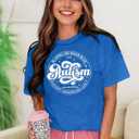 Autism Awareness Shirt for Women: in April We Wear Blue Shirts Mental Health Tee Inspirational Short Sleeve Tee Tops (Blue, S)