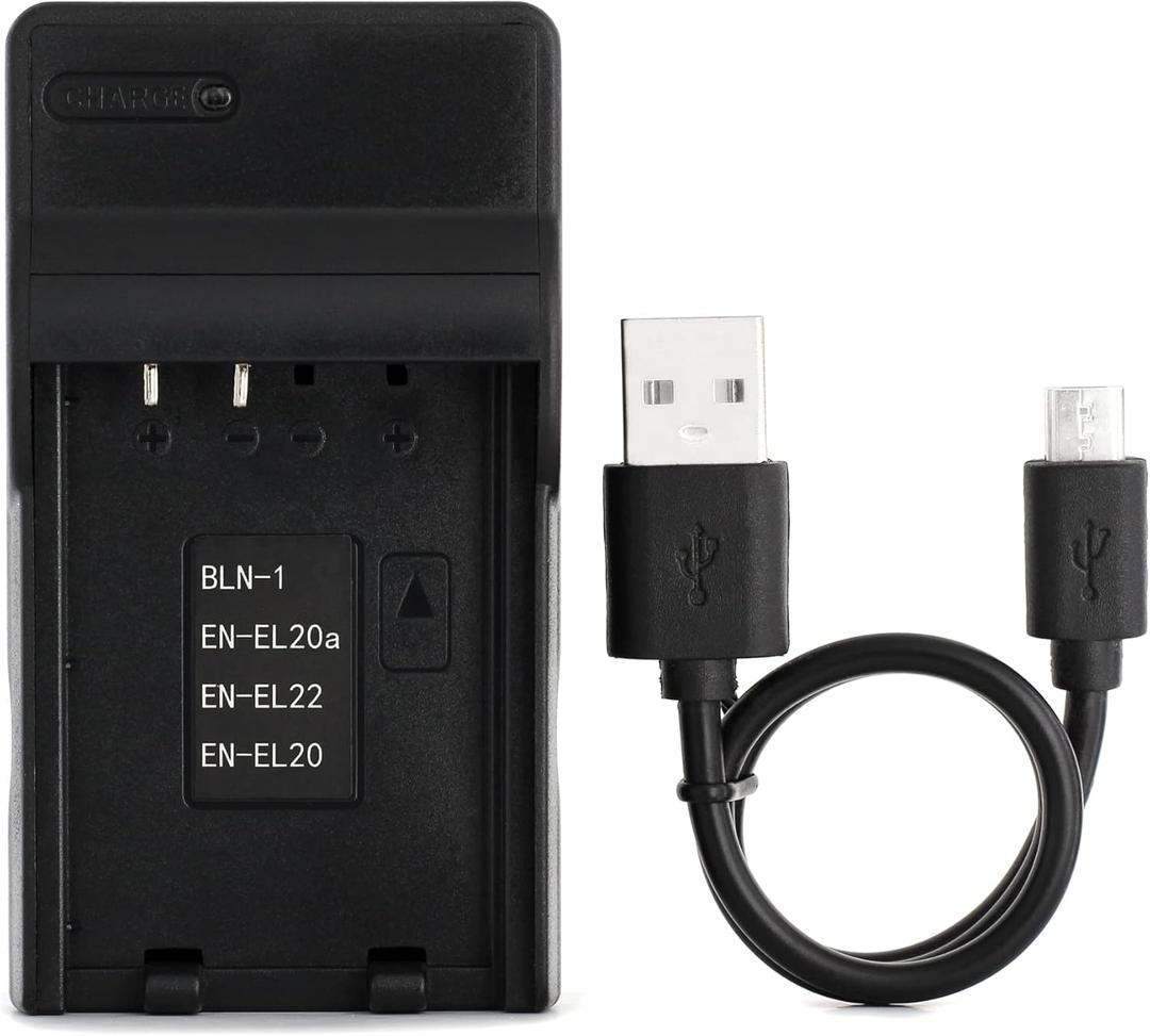 Norifon BLN-1 USB Charger for Olympus E-M5, E-P5, OM-D E-M1, OM-D E-M5, Pen E-P5 Camera and More
