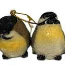 RAZ Imports Wintry Resin Chickadee Bird Ornaments - Set of 4