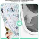 Baby High Chair Cover Replacement, Reversible & Waterproof High Chair Cushion Pad Home & Restaurant use, Includes 5-Point Harness Strap, Chair Not Included - Green