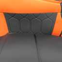 OASIS AUTO Custom Fit Seat Covers for 2007-2017 Wrangler JK 4-Door, Waterproof Faux Leather Seat Protector Cushion Unlimited X Rubicon Sahara (Full Set, Black&Red)