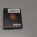 Glaais 20000mAh 7.4V 5V Heated Vest Battery Pack, Rechargeable Battery Pack for Heated Vest Compatible with ORORO, Power Bank for Heated Vest for TODWARM, for XINSONYUELL, for Weamest (Black)