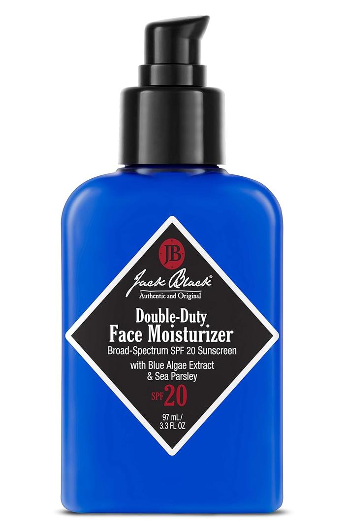 Jack Black Double Duty Face Moisturizer SPF 20 Sunscreen Face Moisturizer for Men, Mens Face Moisturizer, Mens Face Lotion, Face Lotion for Men, Mens Lotion SPF, Gifts for Men (3.3 Fl Oz (Pack of 1))