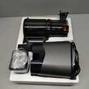 Cold Press Juicer, Juicer Machines with 5.8" Wide Feed Chute for Juice Extractor, Slow Masticating Juicer for Vegetables & Fruits with High Juice Yield, Easy to Clean (Black)