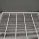 Return Air Filter Grille,AC Air Return Vent Cover Solid Steel HVAC Vent Cover for Wall and Ceiling,Return Air Grille Holds 1" Thick AC Filter,