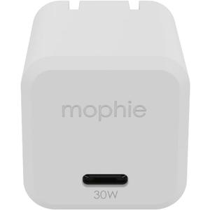 Mophie Speedport 30 USB-C Charger GaN 30W Fast Compact Foldable Charger for MacBook Pro 13, Samsung Galaxy S25/S24, iPhone 17/16/14/14 Pro, Google Pixel 10, and More - White