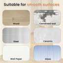 Black Door Stops - 12 Pcs 304 Stainless Steel Heavy Duty Matte Black Door Stopper Set with Rubber Head, Hidden Screw Design for Smooth Surfaces in Kitchen, Bathroom, Bedroom, Office, 3.5 Inch