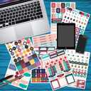 Y&I Bullet Dotted Journal Kit, A5 Hardcover Dotted Journal Notebook with 200 Pages, 120GSM Thick Paper, Stencils Stickers Pens Washi Tapes, Dotted Journaling Kit for Beginners Women Teen Girls (Gray)