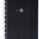 Happy Planner Goal Setting Disc Bound Journal, 80 Pages, Guided Journal for Goals and Habits Tracking, Personal Care and Wellness, 4 Dividers, Mauve Theme and