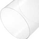 MECCANIXITY Acrylic Pipe Clear Rigid Round Tube 195mm(7.7") ID 200mm(7 7/8") OD 6" for Lamps and Lanterns, Water Cooling System