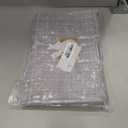 Homaxy 100% Cotton Terry Kitchen Towels(Light Grey, 13 x 28 Inches), Checkered Designed, Soft and Super Absorbent Dish Towels, 4 Pack