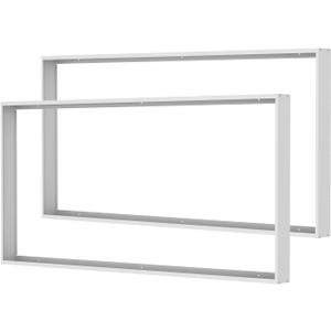 2x4FT Surface Mount Kit for LED Flat Panel Light, 3.15" Width, 2Pack