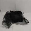 xxxiticat Women's Sexy 2Pcs Gothic Lace Sheer Jacket Long Dress Gown Party Halloween Costume Outfit(BL, S) Black