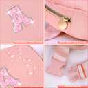 Uygafly Graduation Gifts for Teens Kids Daughter Sister Her - Birthday Gifts for 3 4 5 6 7 8 9 10 11 12 13 Year Old Girls,Fanny Pack Crossbody Bag Belt Bag Cute Trendy Stuff | Peach,Initial A