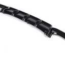 Rbanna1 Automative Rear Diffuser, Rear Bumper Diffuser Lip Single Muffler Dual Out Glossy Black for BMW F30 325i 335i M-Sport 2012-2018