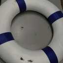 Lifebuoy Set 20Inch Life Preserver Ring and Water Floating Lifesaving Rope 98.4FT,Swim Foam Buoy,Swimming Pool Safety Throwing Ring with Perimeter Rope,Throwable Flotation Device