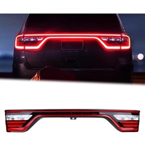 Liftgate Center Tail Light LED Rear Lamp Compatible for 2014-2023 Dodge Durango Rear Center Tailgate Rear Light With Camera Hole 68453659AA