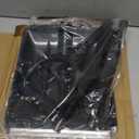 Snow Shovel, Snow Shovel for Driveway with Assist D-Handle and 11-Inch Blade, 42-Inch Adjustable Portable Survival Shovel for Driveway, Cars, Snowmobiles, Camping and Emergency (Black)