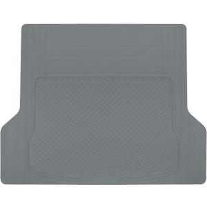 BDK Heavy Duty Rubber Cargo Mat Liner - All-Weather Trunk Protection, Trim-to-Fit Design for Cars, SUVs, Vans & Trucks - Non-Slip, Waterproof, Durable Cargo Floor Liner - 46" x 56.75" x 0.25" - Gray