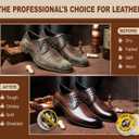 Leather Boot Care Kit, Mink Oil & Saddle Soap for Leather Cleaning & Leather Boots, 6-in-1 Leather Shoe Care Kit