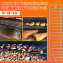GRISUN Warming Rack for Green Mountain Grill Davy Crockett Pellet Grill, Upper Rack Replacement for GMG-6016, Grill Rack Addition for Doubled Cooking Space (14" x 10" x 3.5")
