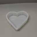 Heart Resin Molds,8.6in 7.2in Large Heart Silicone Mold, Large Resin Mold Deep Epoxy Resin Molds for Flowers Bouquet Preservation