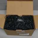 Joomer Christmas Net Lights - 12FT x 5FT 360 LED Plug-in Mesh Lights, Waterproof with 8 Modes, Timer, Connectable for Bushes, Trees, Garden, Outdoor Christmas Decor (Green Wire, Warm White)