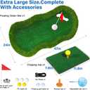 Floating Golf Green for Pool Large Size 47" x 24" Floating Putting Green for Pool Designed for Golfers to Compete and Improve Their Skills in The Pool or Outdoors