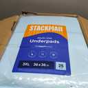 Chucks Pads Disposable Adult Underpads [100-Pack] 36"x36" XXXL Super-Absorbent Incontinence Bed Pads Large Leak-Proof Mattress Protector Pee Pads for Adults, Seniors, Kids & Pets