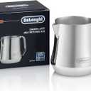 De'Longhi Milk Frothing Pitcher, Stainless Steel, 17 oz - DLSC069