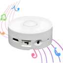 16 Min Voice Recorder,DIY Voice Recording Button for Stuffed Animals, Bear,Plush, Baby Doll,Pillow. Record Custom Messages for Xmas Halloween New Year Birthday Creative Presents-White