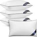 Utopia Bedding Throw Pillow Inserts (Pack of 4, White), 12 x 20 Inches Decorative Indoor Pillows for Sofa, Bed, Couch, Cushion Sham Stuffer (12x20 Inch)