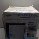 Koolatron Stainless Steel Compact Fridge with Freezer, 1.7 Cubic Feet (48 L) Capacity, Silver and Black, for Snacks, Frozen Meals, Beverages, Juice, Beer, Den, Dorm, Office, Games Room, or RV