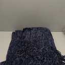 RECYCO Throw Blanket Soft Cozy Chenille Throw Blanket with Fringe Tassel for Couch Sofa Chair Bed Living Room Gift (Blue, 50'' x 60'')