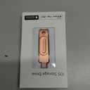 MFi Certified 256GB iPhone Photo Stick, USB Flash Drive for Photo/Video Backup, High-Speed Thumb Drive Compatible for iPhone/iPad/Android/PC (Pink